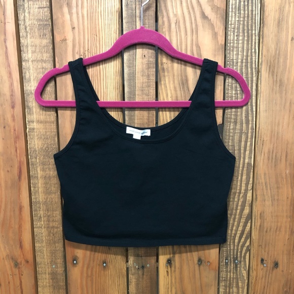 NWT Wet Seal size large black crop top - Picture 3 of 4